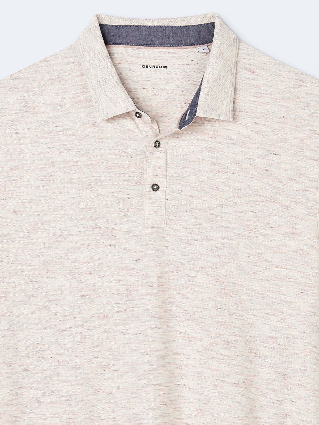 Polo manches courtes en coton jacquard - DEVRED 1902