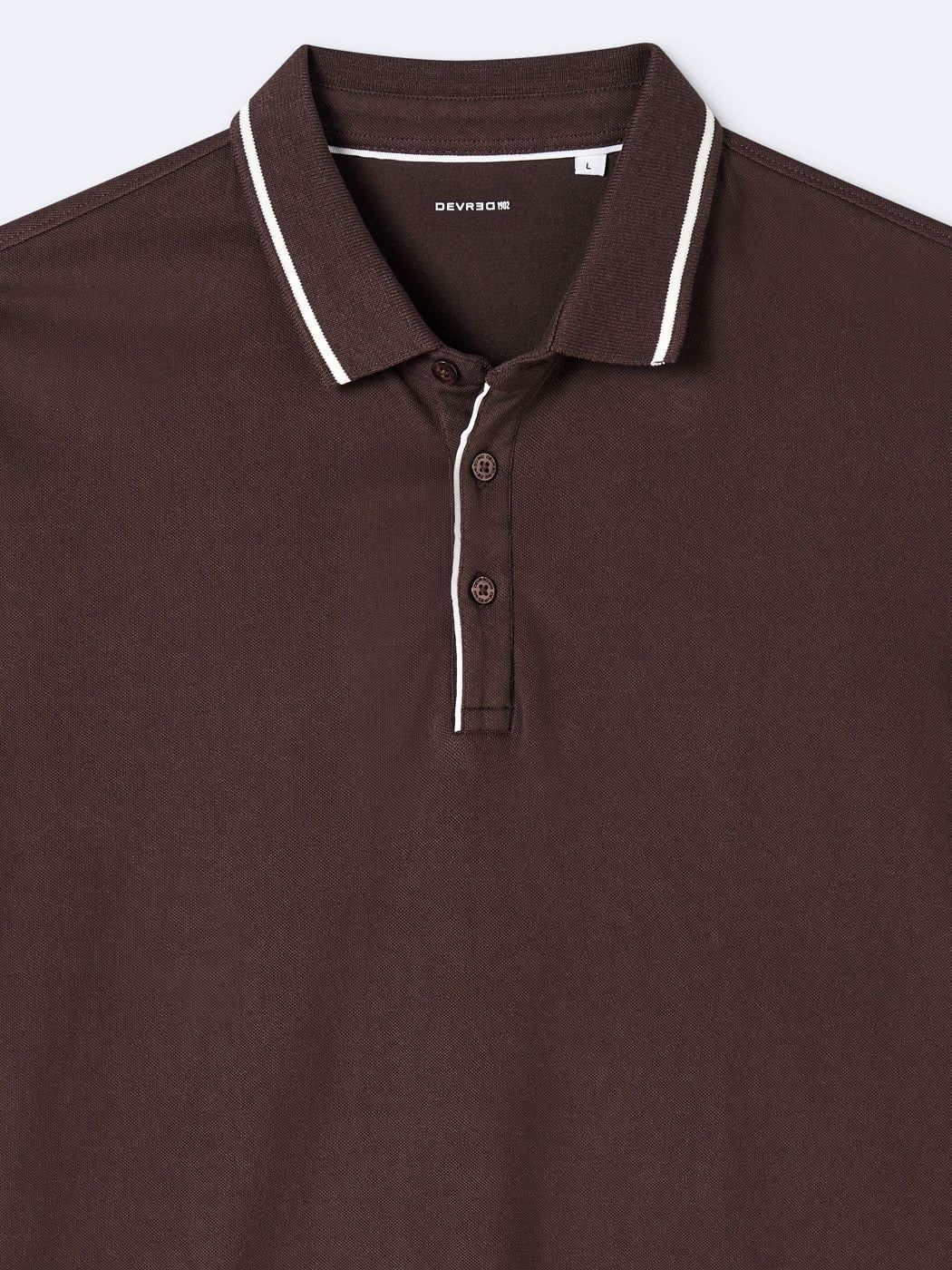 Polo manches courtes en coton - DEVRED 1902