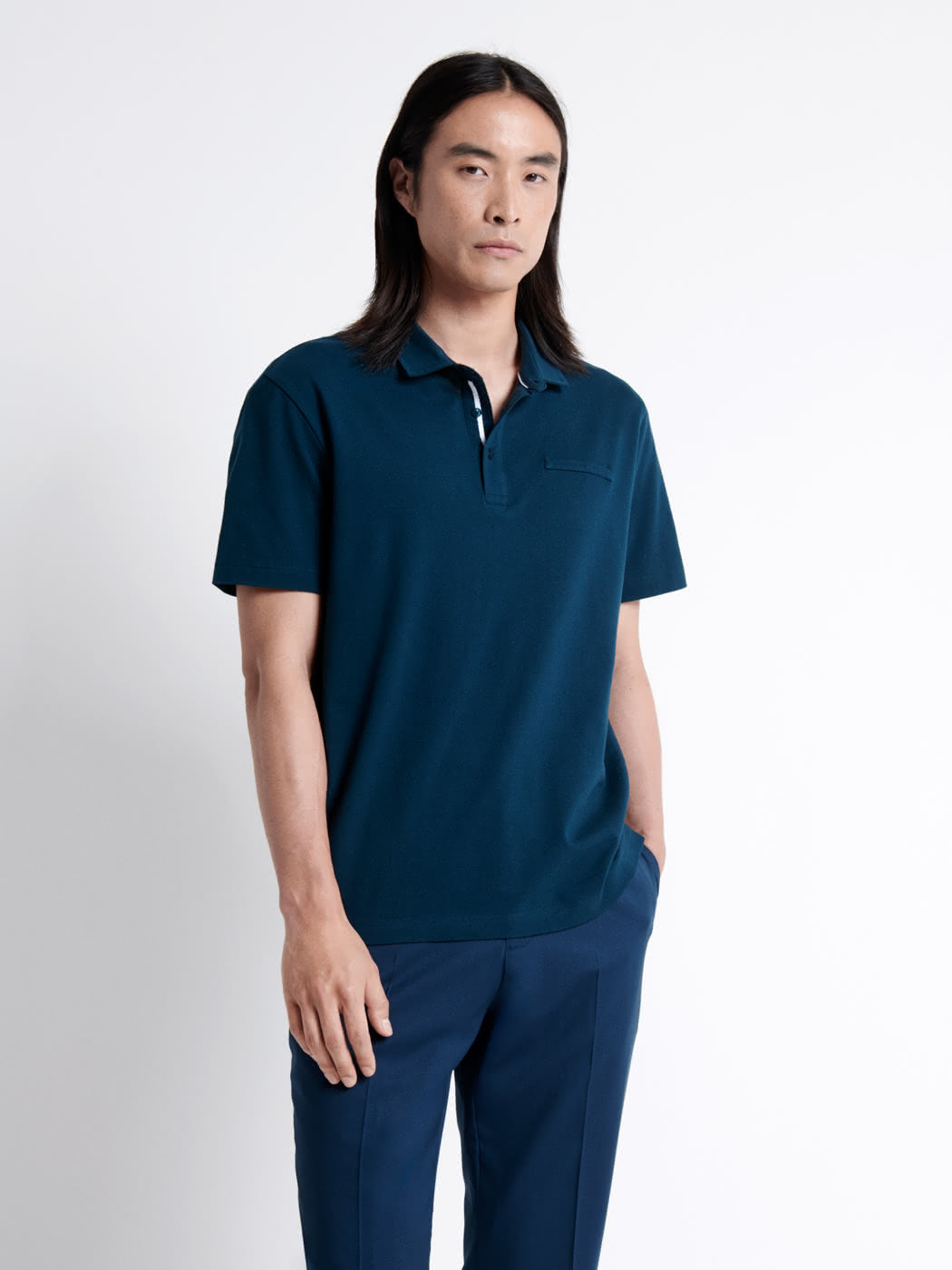 Polo manches courtes 100% coton gratté - DEVRED 1902