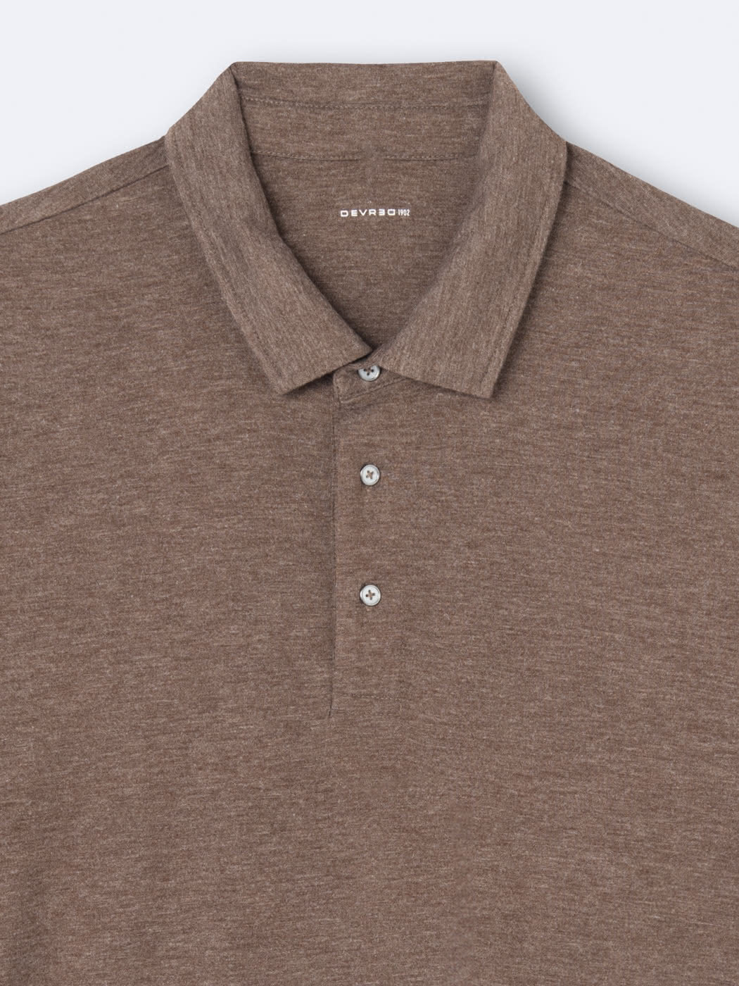 Polo manches courtes en viscose - DEVRED 1902