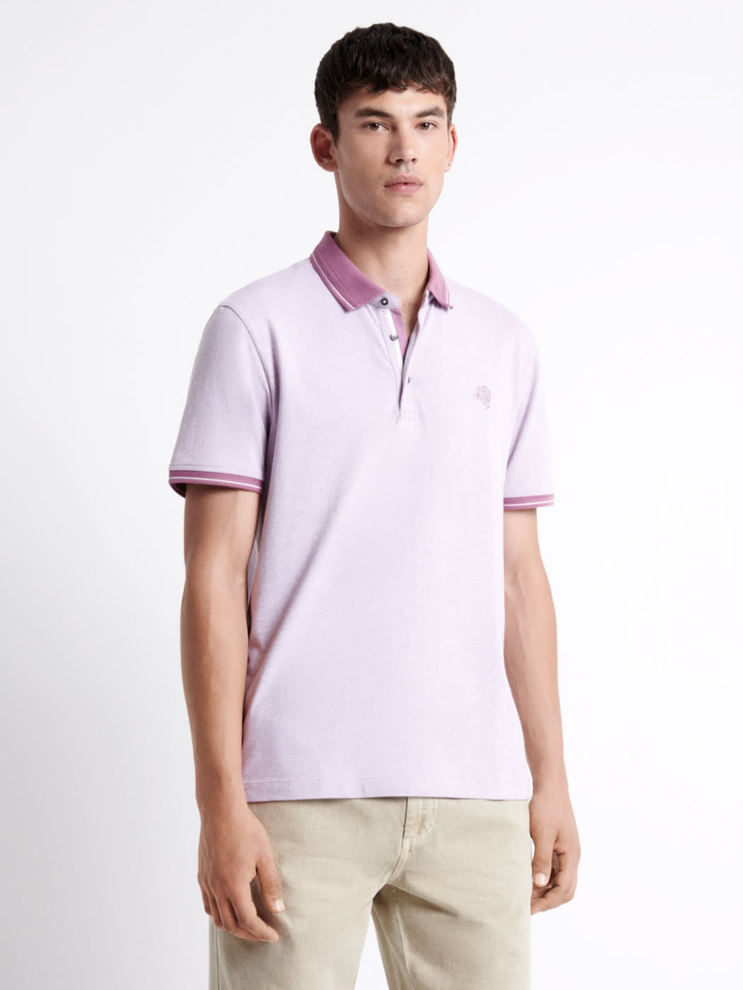 Polo manches courtes brodé 100% coton - DEVRED 1902