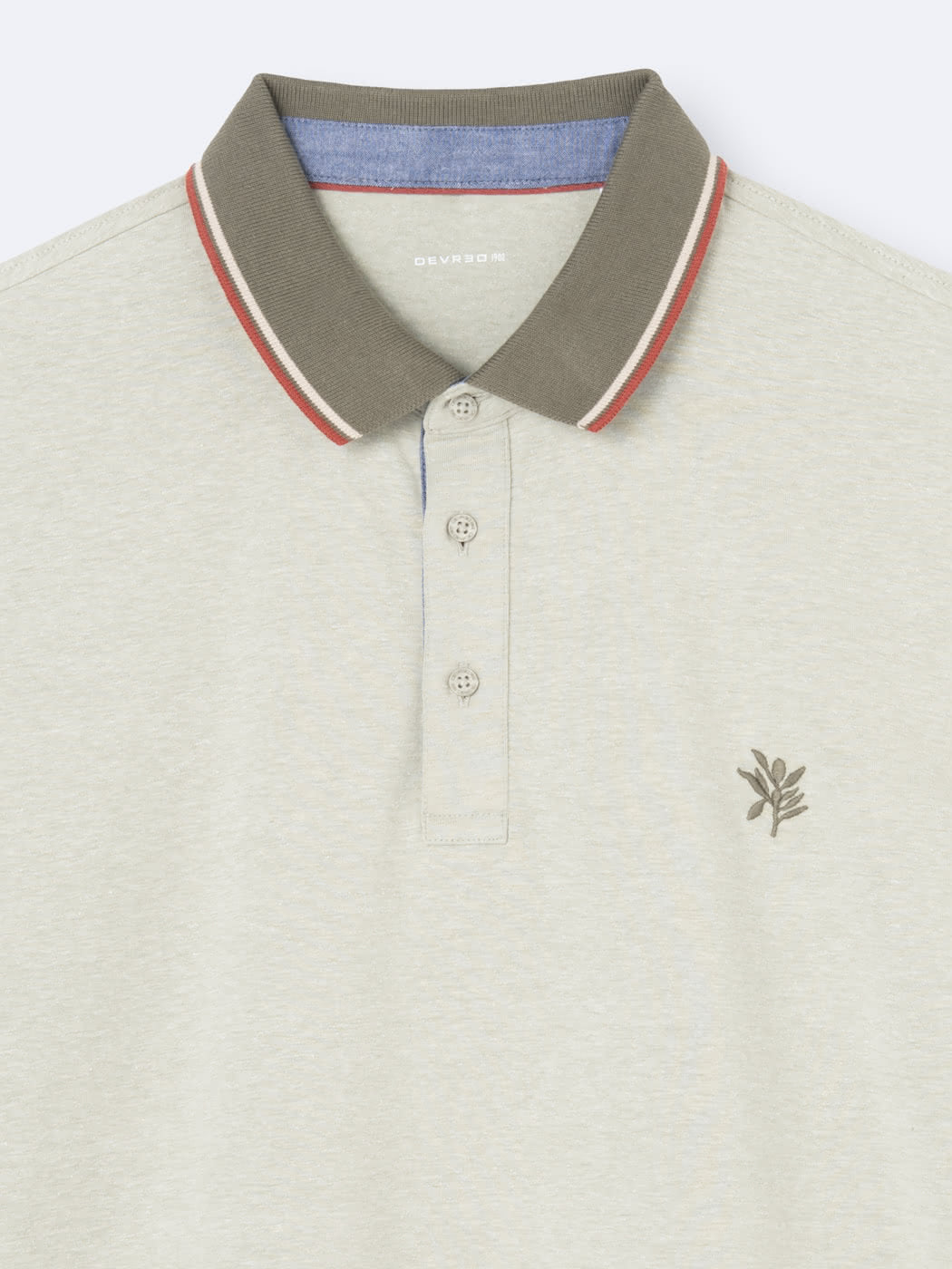 Polo manches courtes brodé en coton - DEVRED 1902