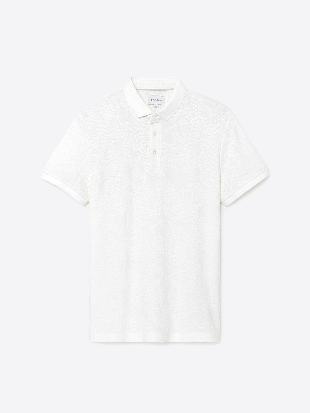 Polo manches courtes à relief 100% coton - DEVRED 1902
