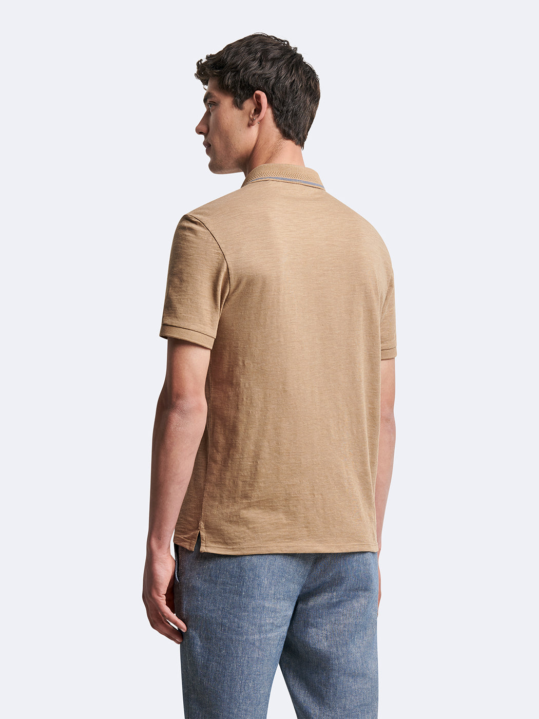 Polo manches courtes en coton faux-uni - DEVRED 1902