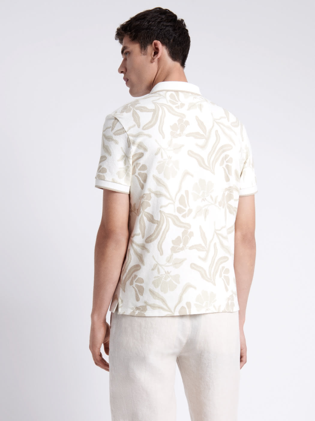 Polo manches courtes 100% coton fleuri - DEVRED 1902