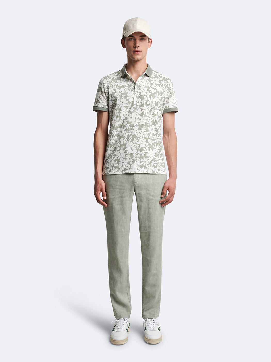 Polo manches courtes 100% coton fleuri - DEVRED 1902