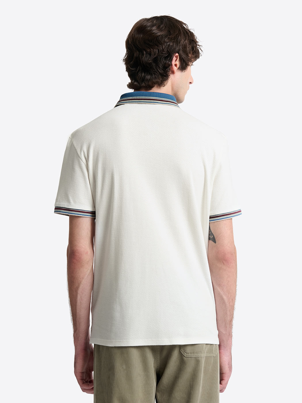 Polo col rayé en coton - DEVRED 1902