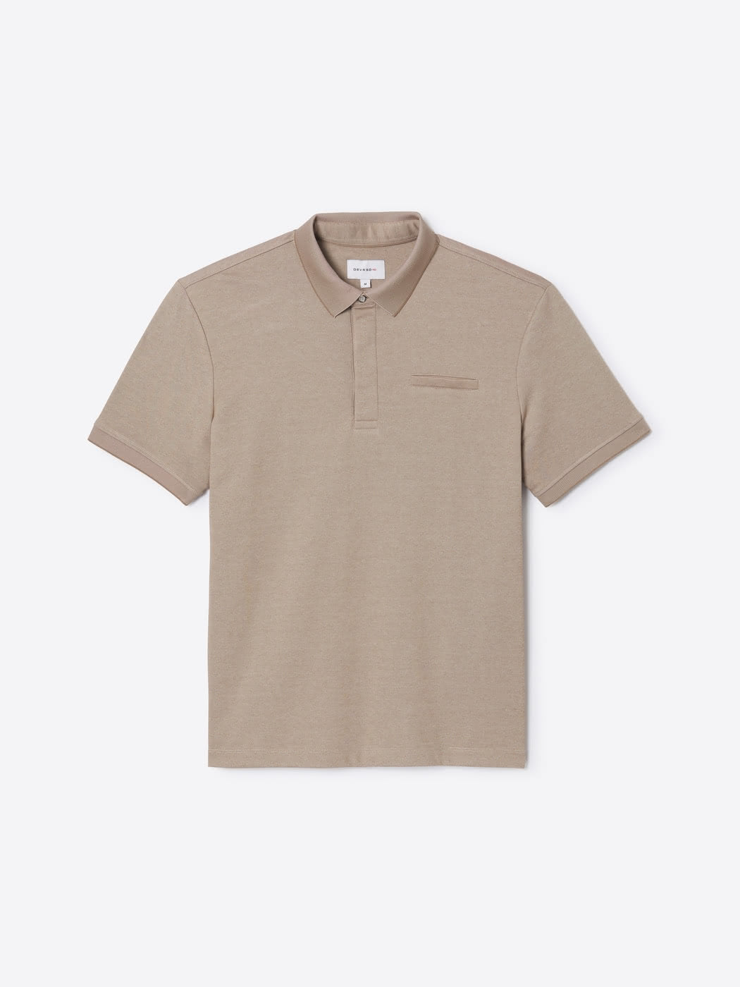 Polo col boutonné maille chinée - DEVRED 1902
