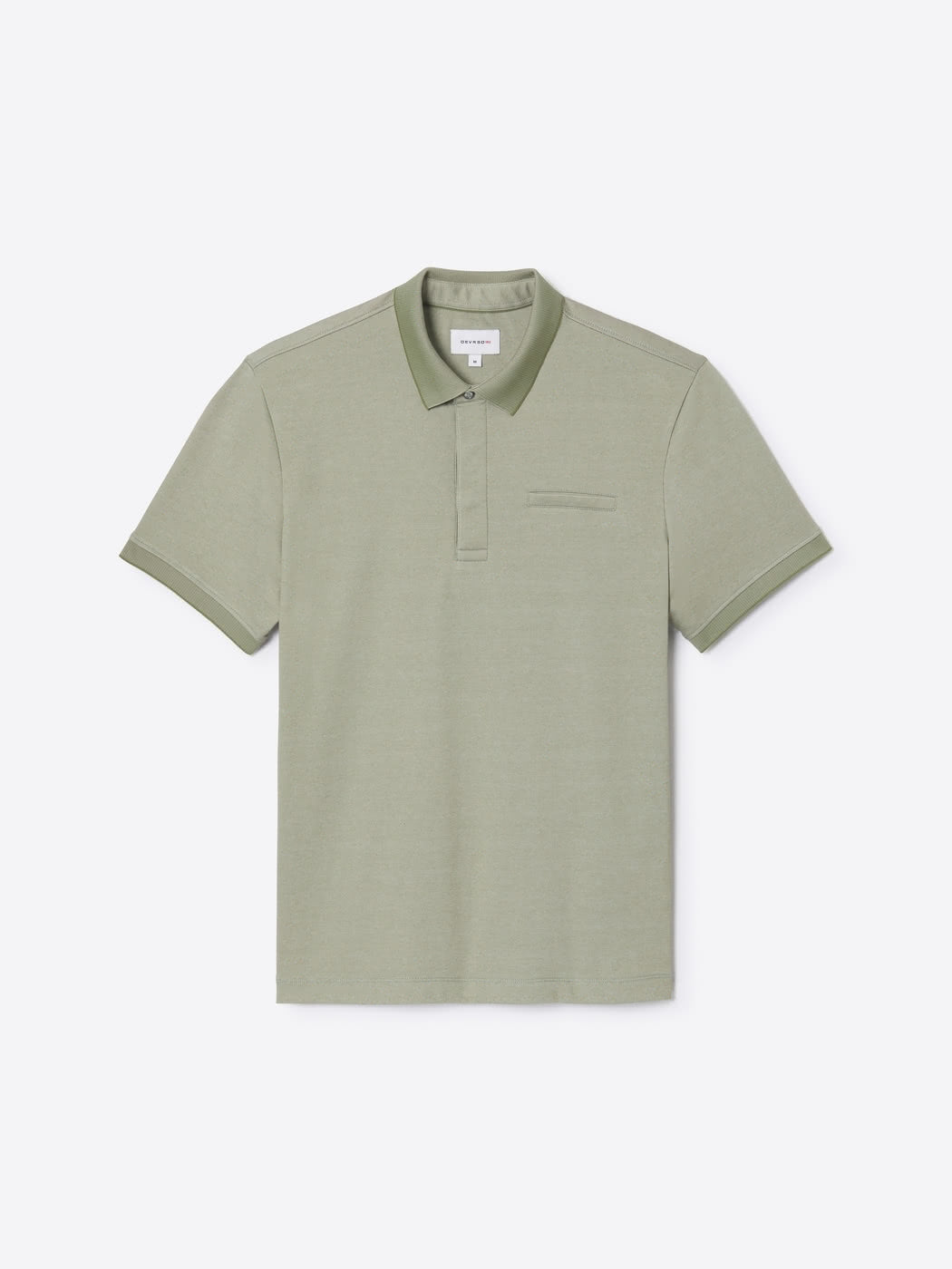 Polo col boutonné maille chinée - DEVRED 1902