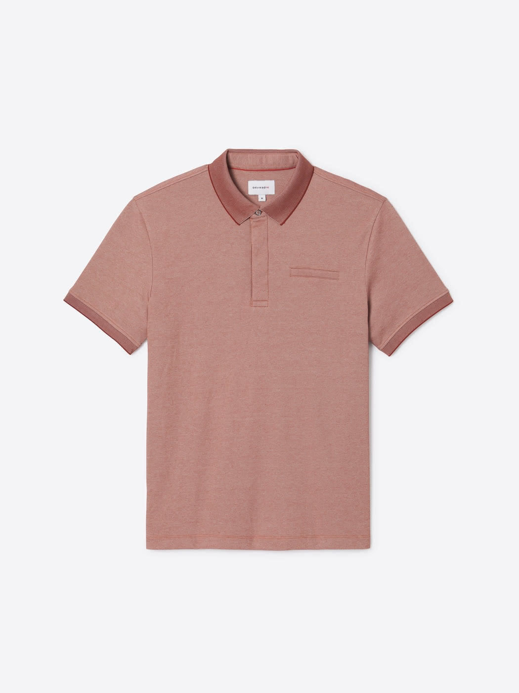 Polo col boutonné maille chinée - DEVRED 1902