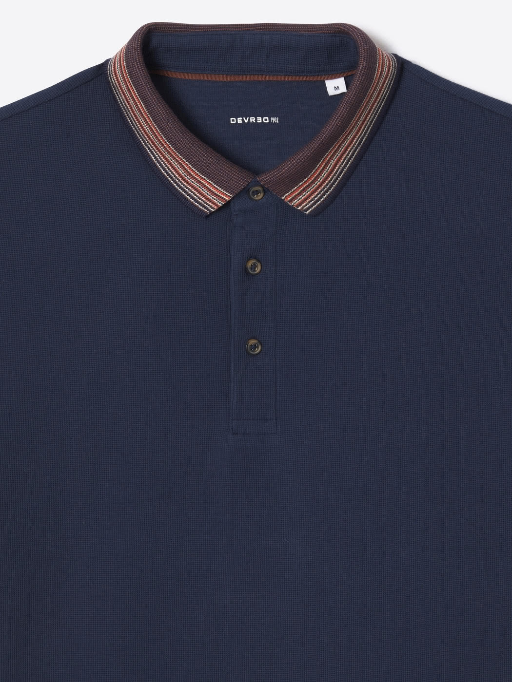 Polo col rayé en coton - DEVRED 1902