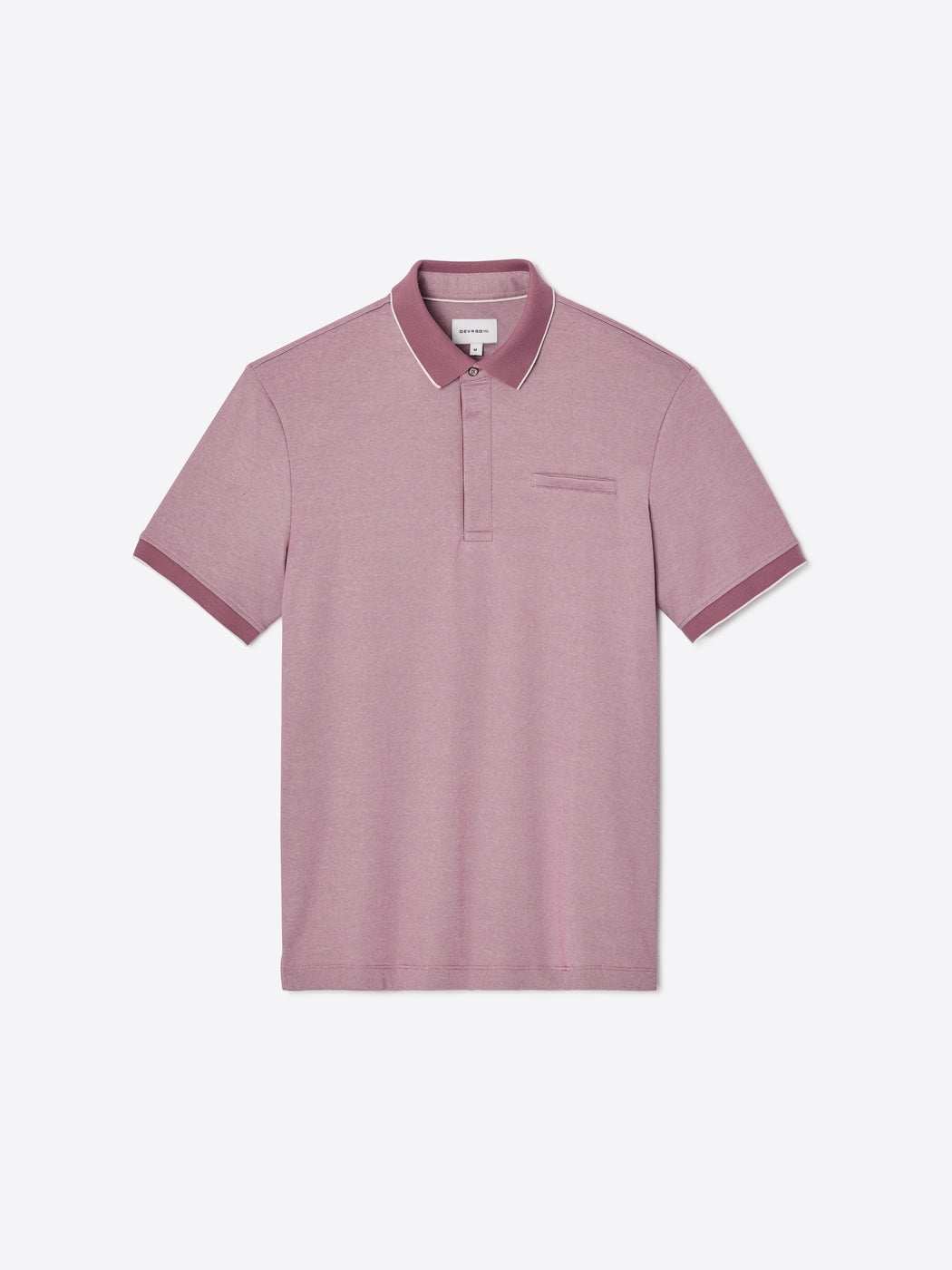 Polo col boutonné maille chinée - DEVRED 1902