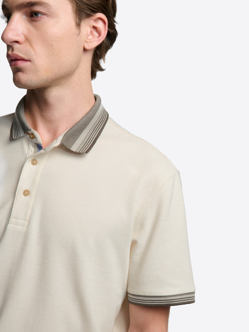 Polo boutonné gauffré - DEVRED 1902