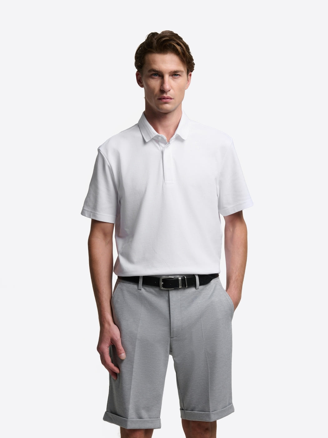 Polo boutonné en coton premium - DEVRED 1902