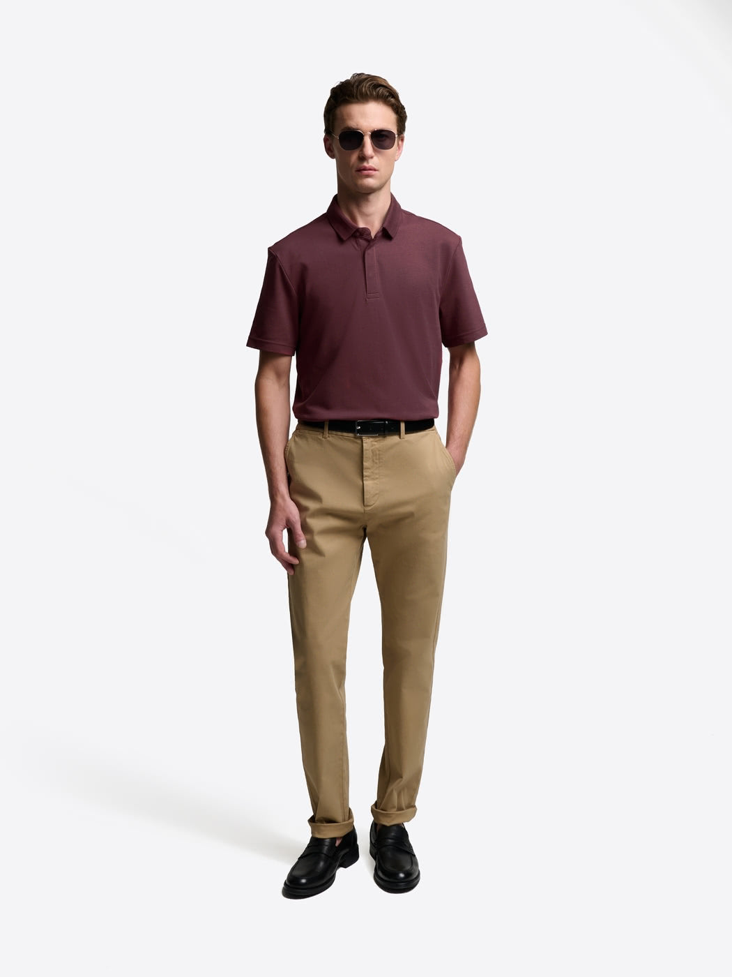 Polo col boutonné en coton premium - DEVRED 1902