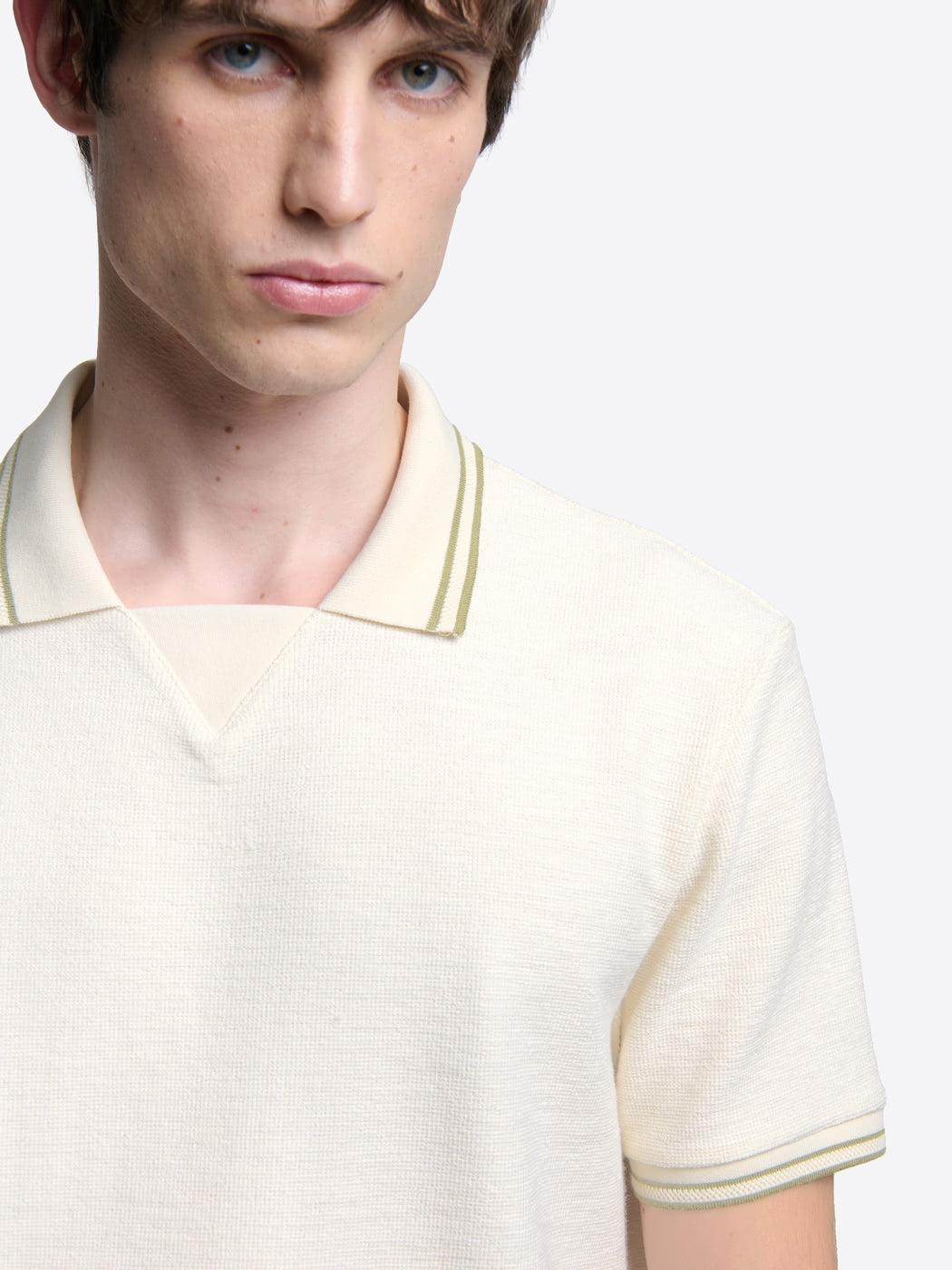 Polo col contrasté en coton - DEVRED 1902
