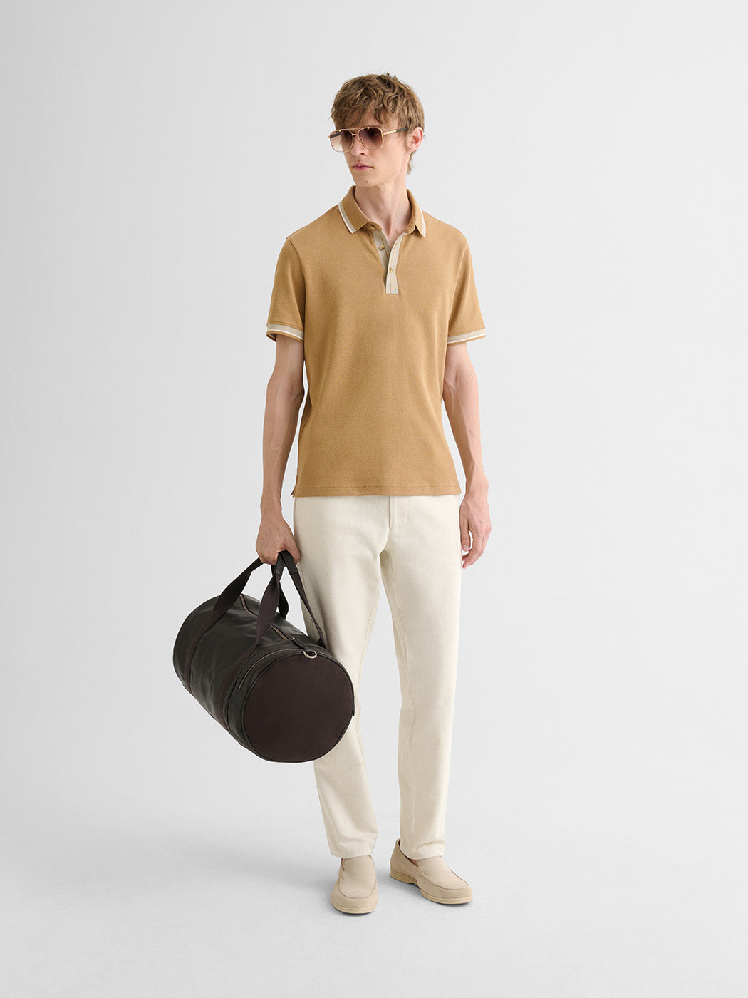 Polo boutonné en coton - DEVRED 1902