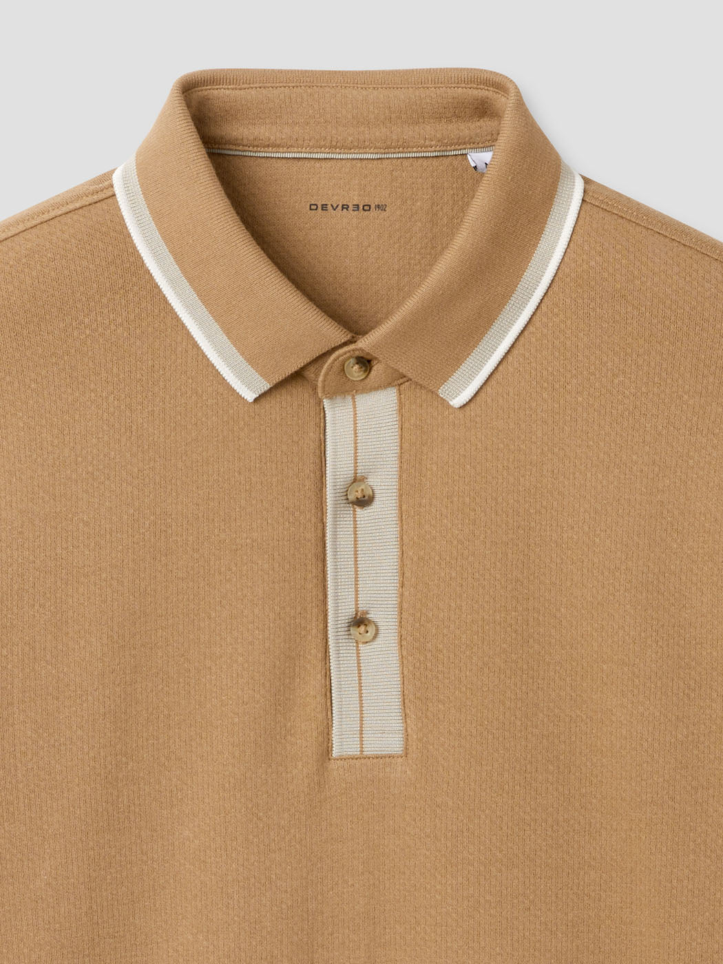 Polo boutonné en coton - DEVRED 1902