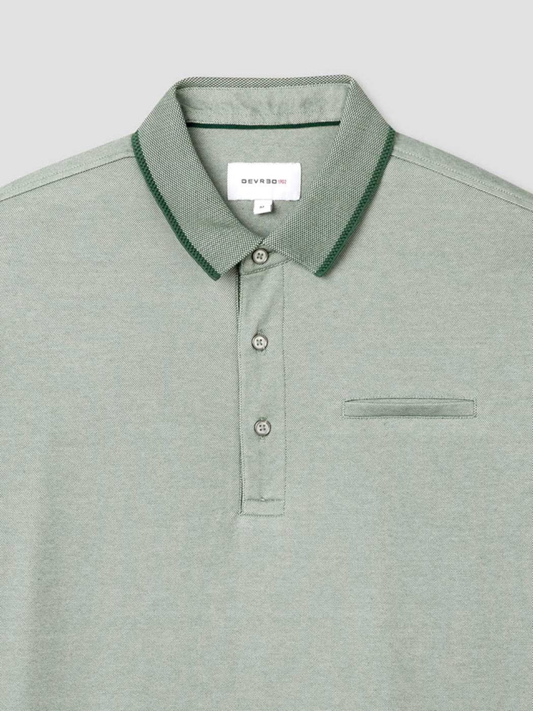 Polo boutonné chiné - DEVRED 1902