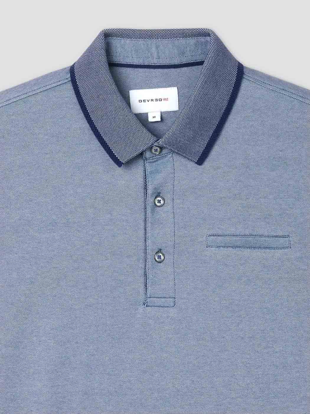 Polo boutonné chiné - DEVRED 1902
