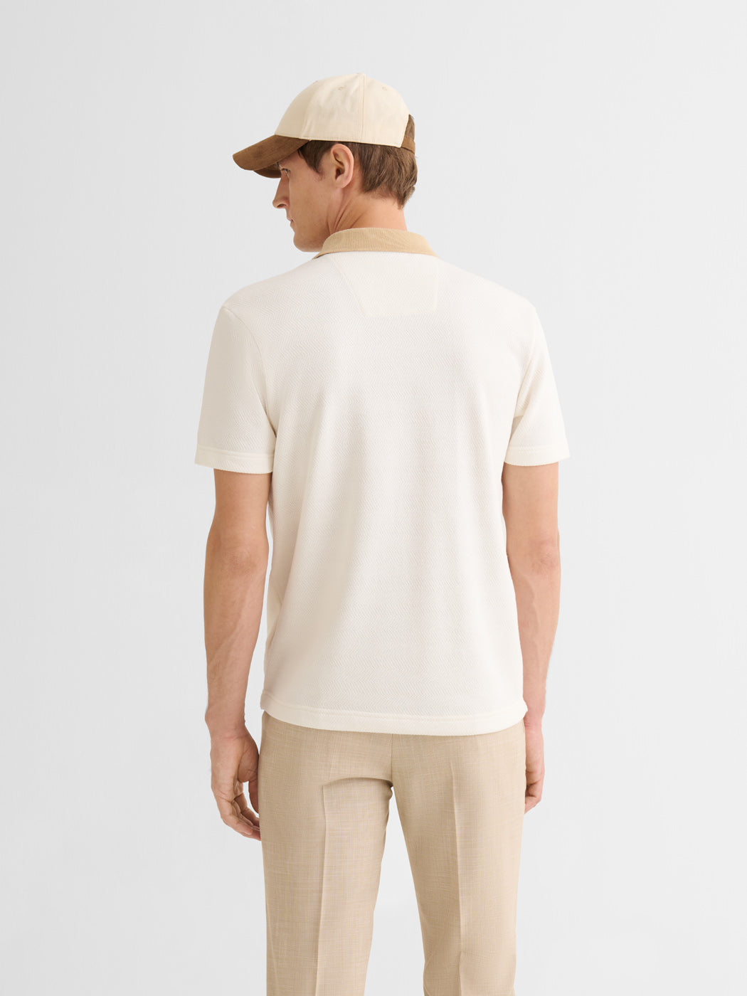 Polo boutonné en jacquard - DEVRED 1902