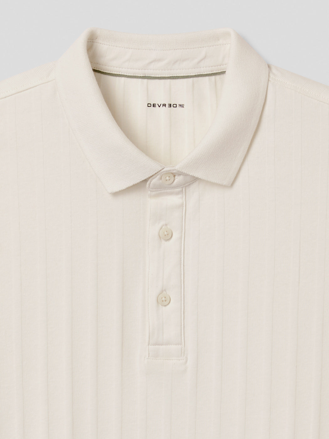 Polo boutonné en seersucker - DEVRED 1902