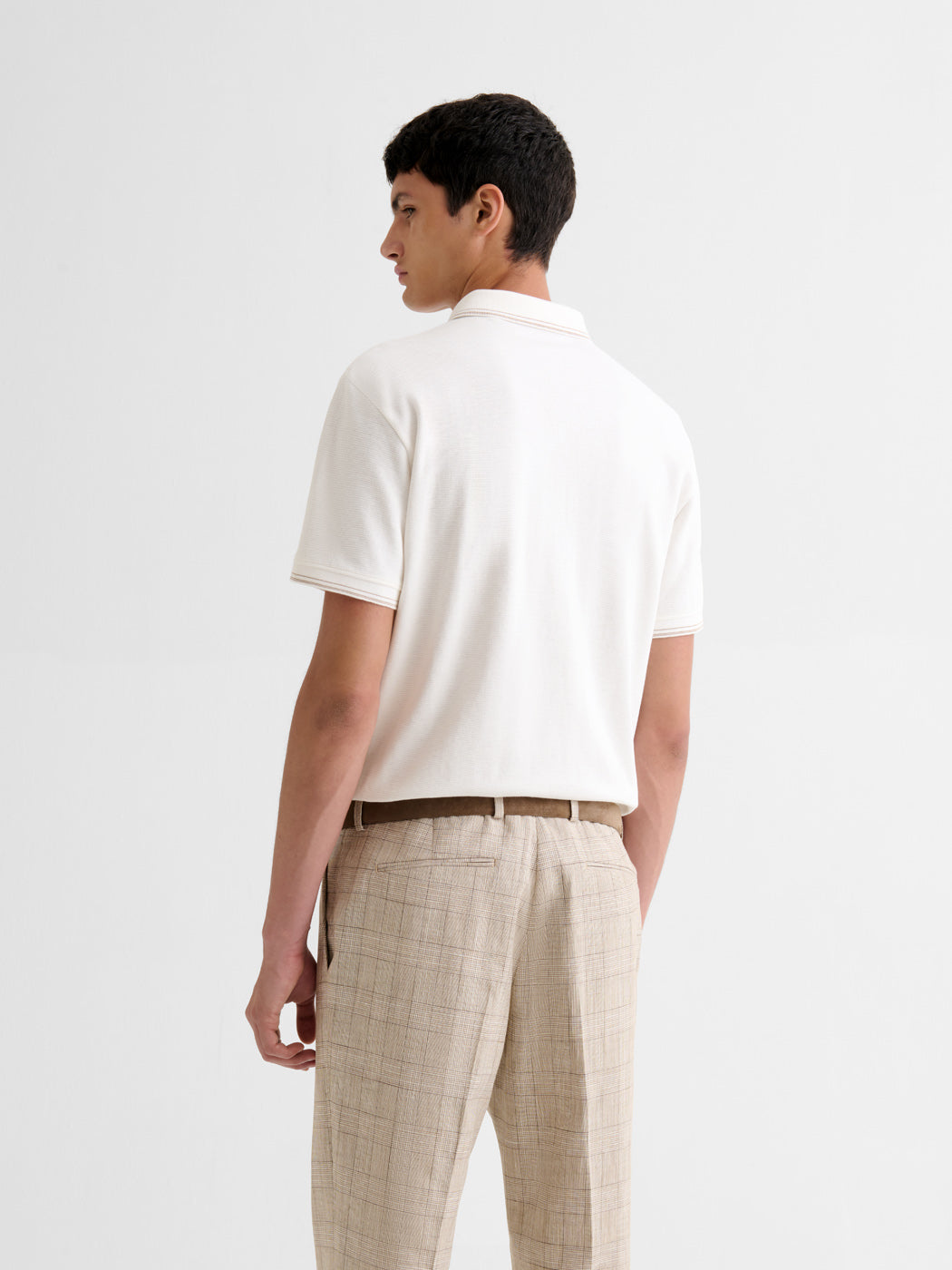 Polo boutonné en jacquard - DEVRED 1902