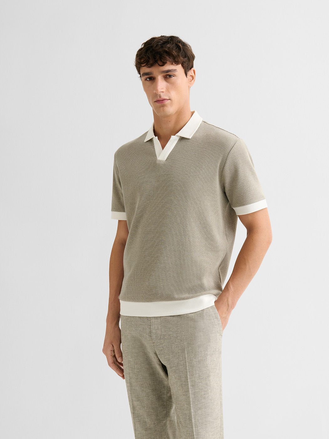 Polo col ouvert gauffré - DEVRED 1902