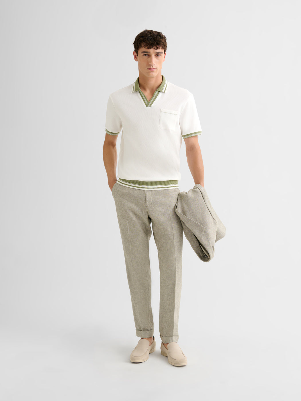 Polo col ouvert gauffré - DEVRED 1902
