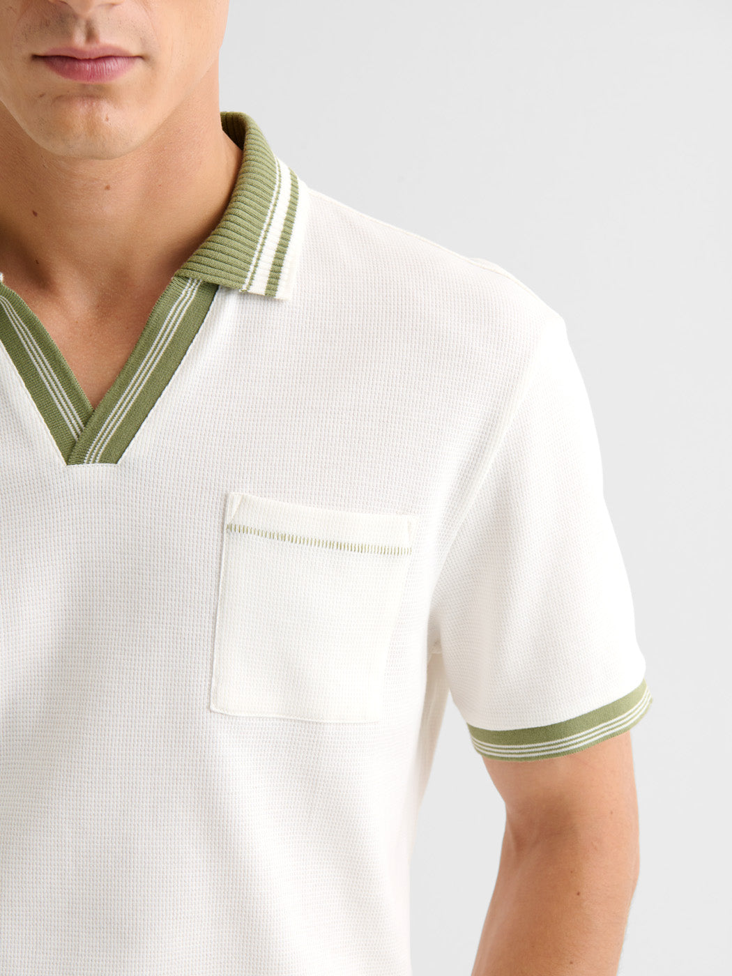 Polo col ouvert gauffré - DEVRED 1902