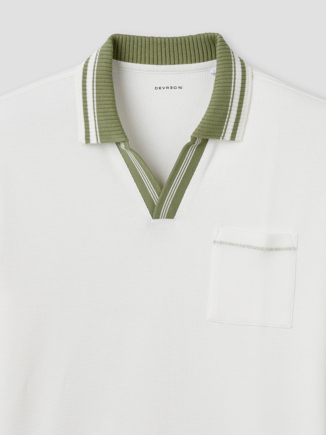Polo col ouvert gauffré - DEVRED 1902