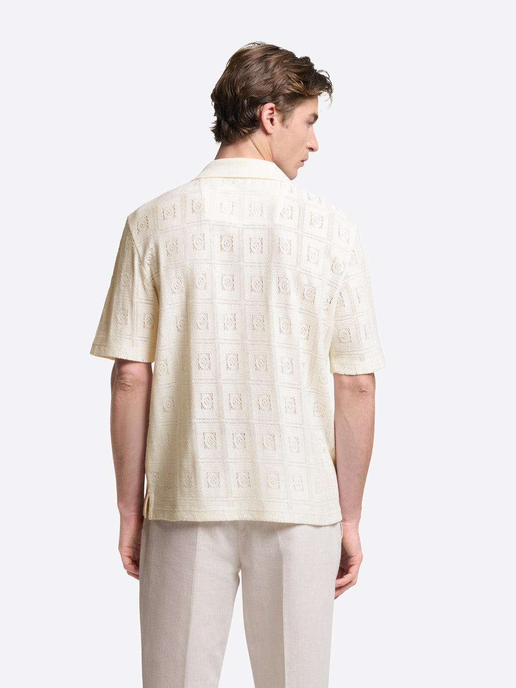 Polo col boutonné en maille crochet - DEVRED 1902