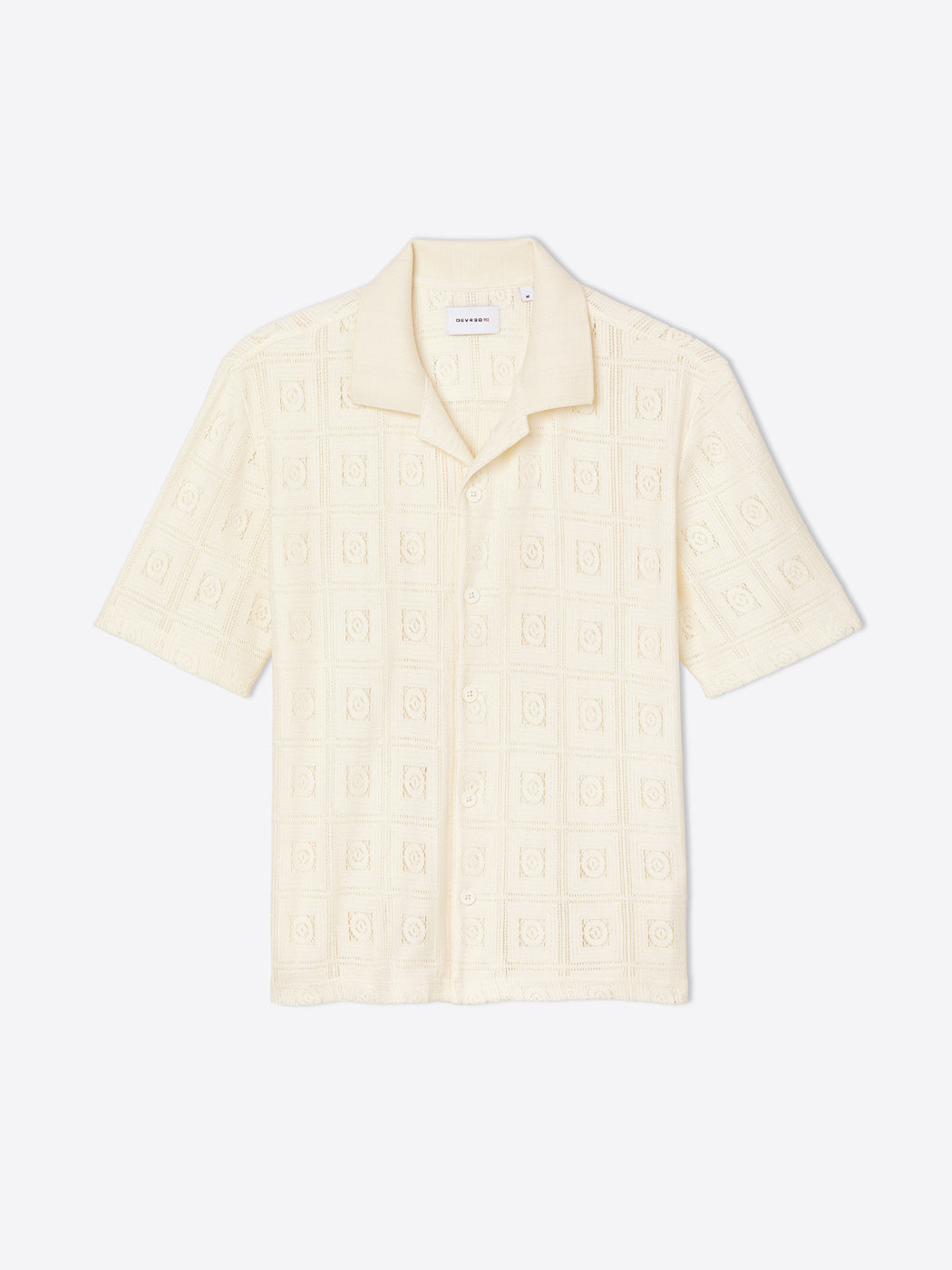 Polo col boutonné en maille crochet - DEVRED 1902