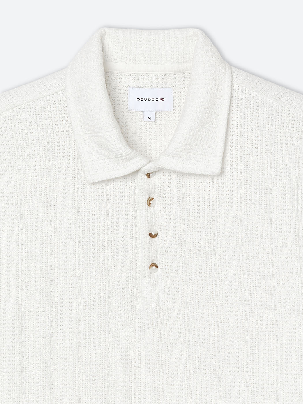 Polo col boutonné en coton - DEVRED 1902