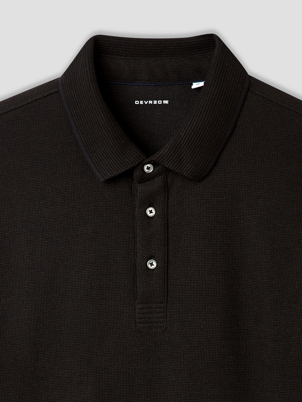 Polo boutonné gauffré - DEVRED 1902