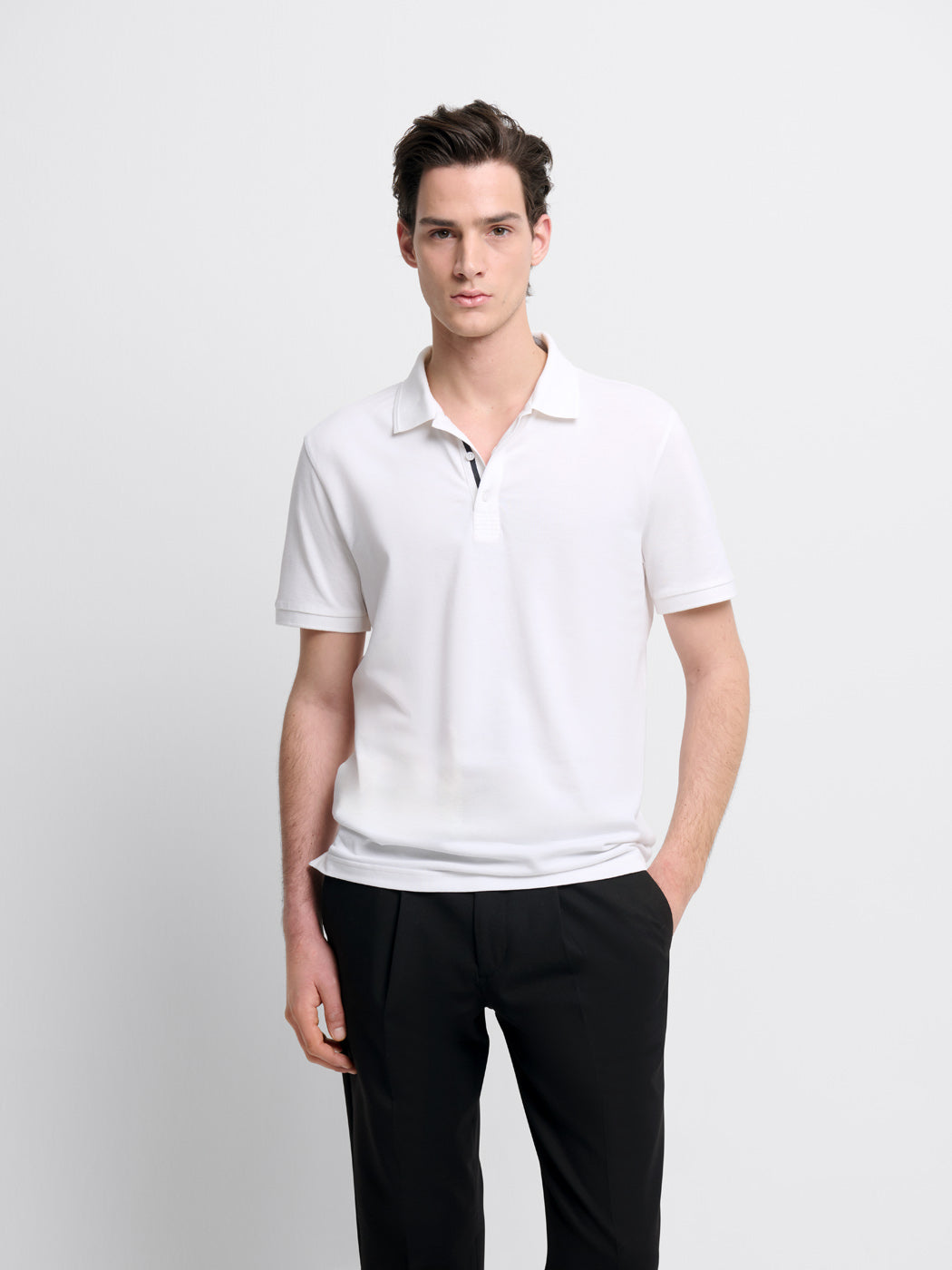 Polo col boutonné en coton - DEVRED 1902