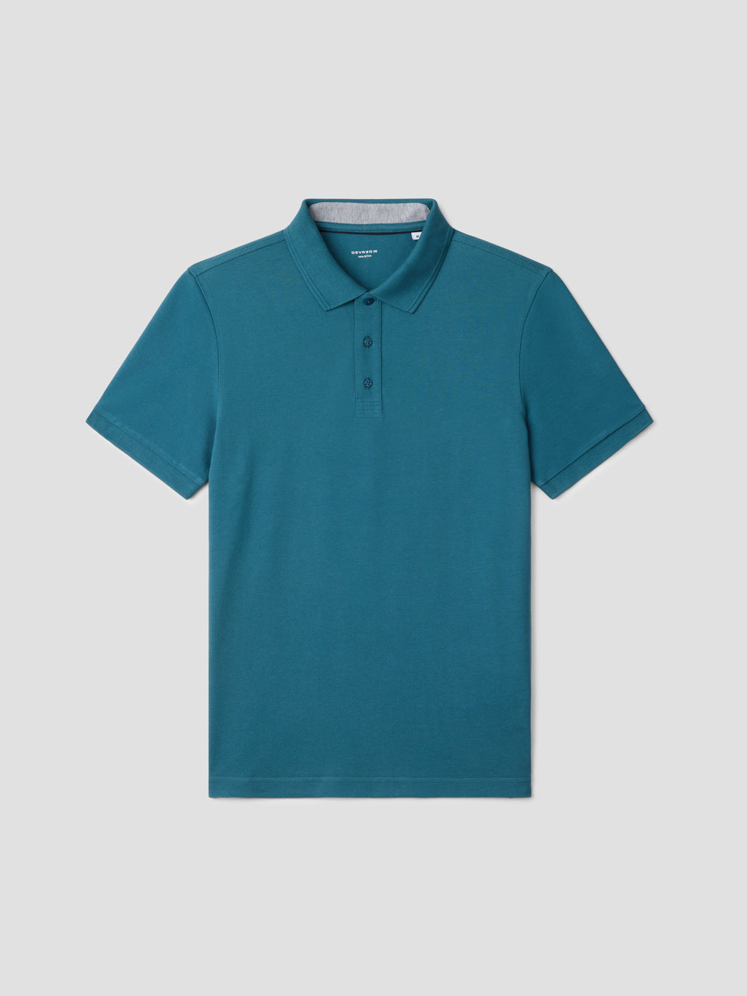 Polo col boutonné en coton