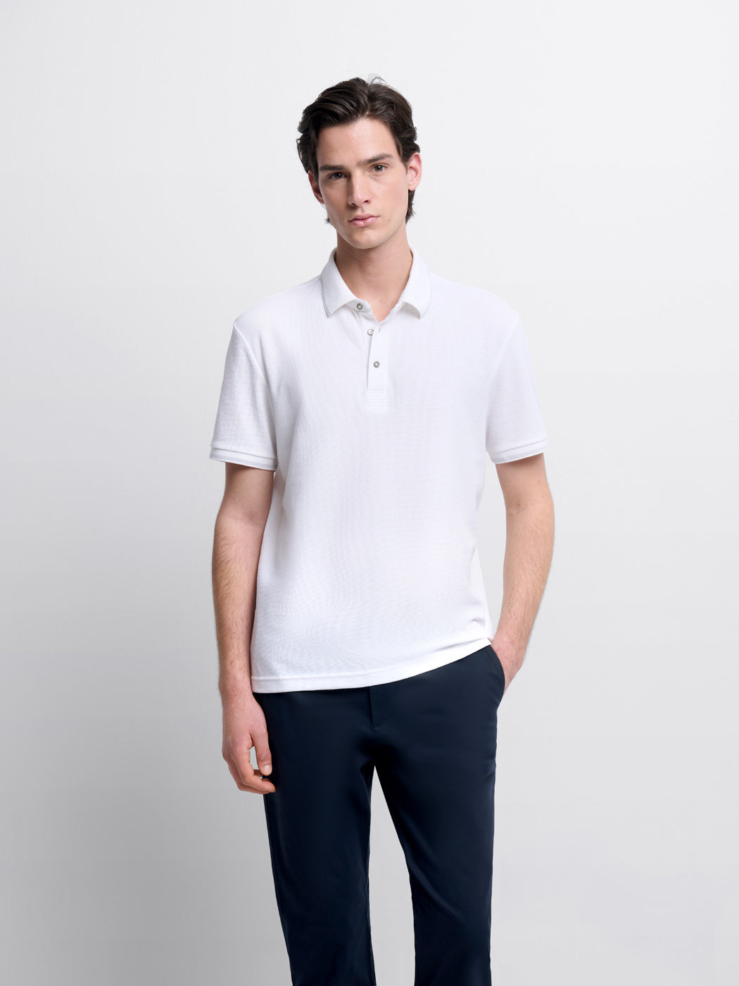 Polo col boutonné gauffré - DEVRED 1902