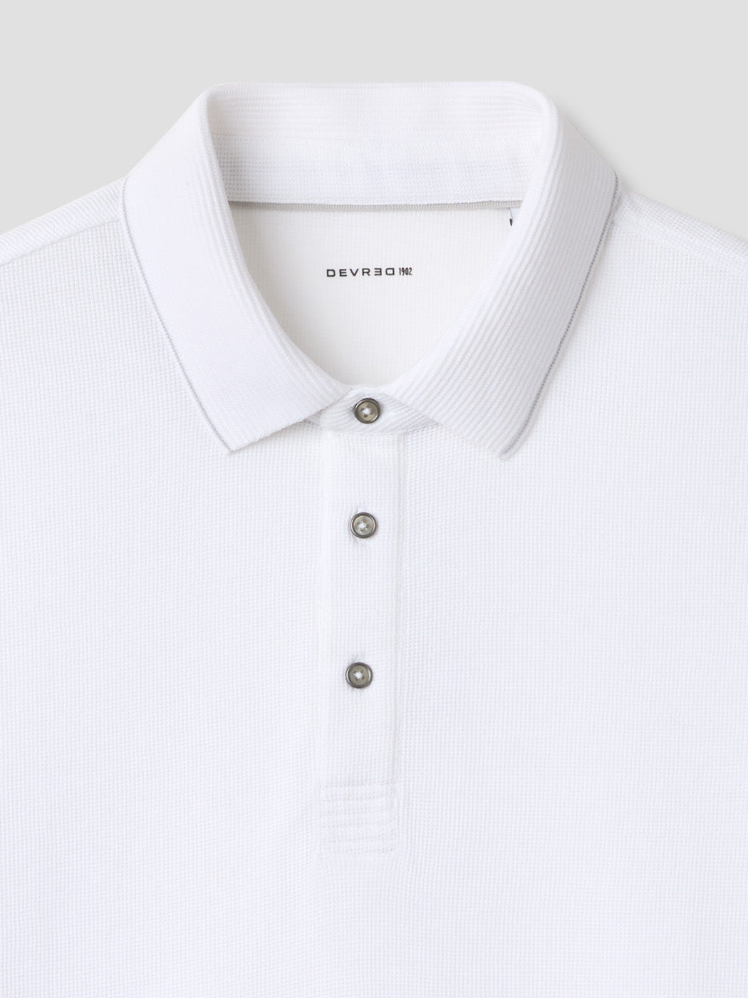 Polo col boutonné gauffré - DEVRED 1902