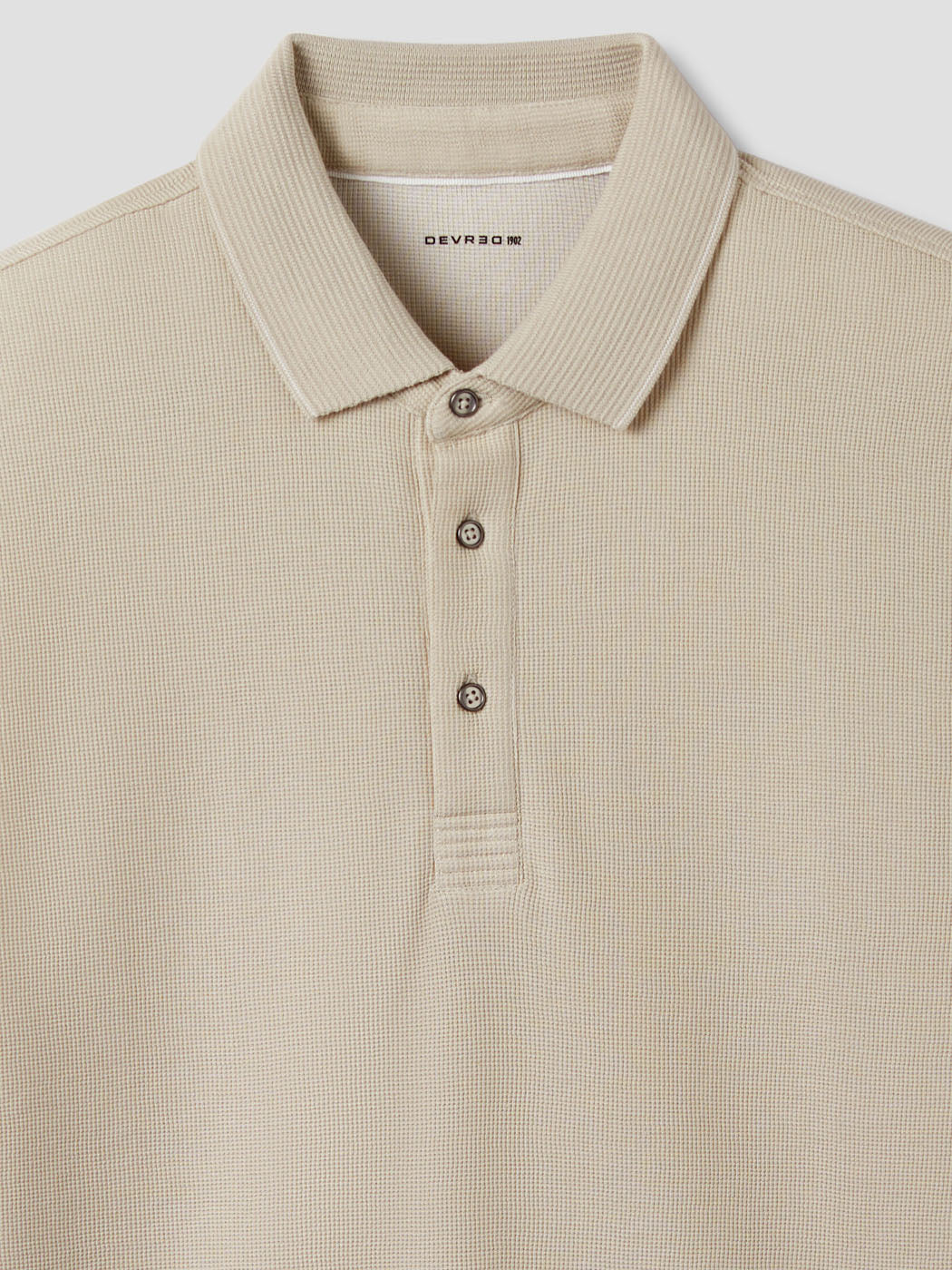 Polo col boutonné gauffré - DEVRED 1902