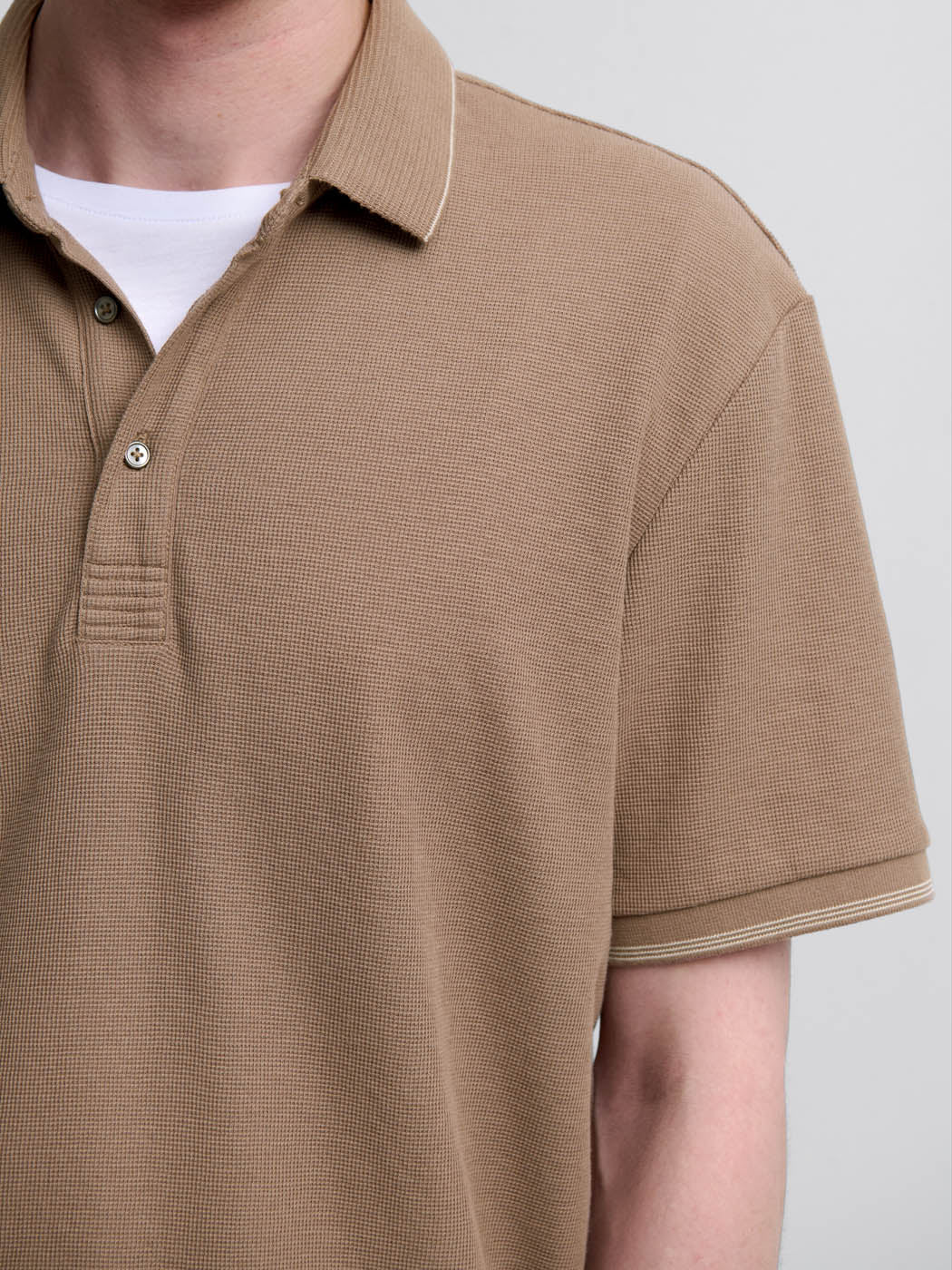 Polo col boutonné gauffré - DEVRED 1902
