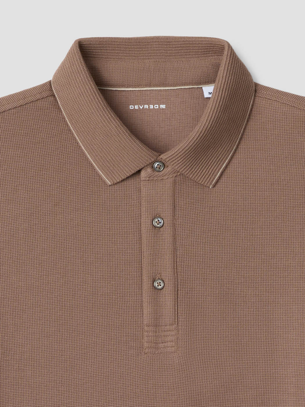 Polo col boutonné gauffré - DEVRED 1902