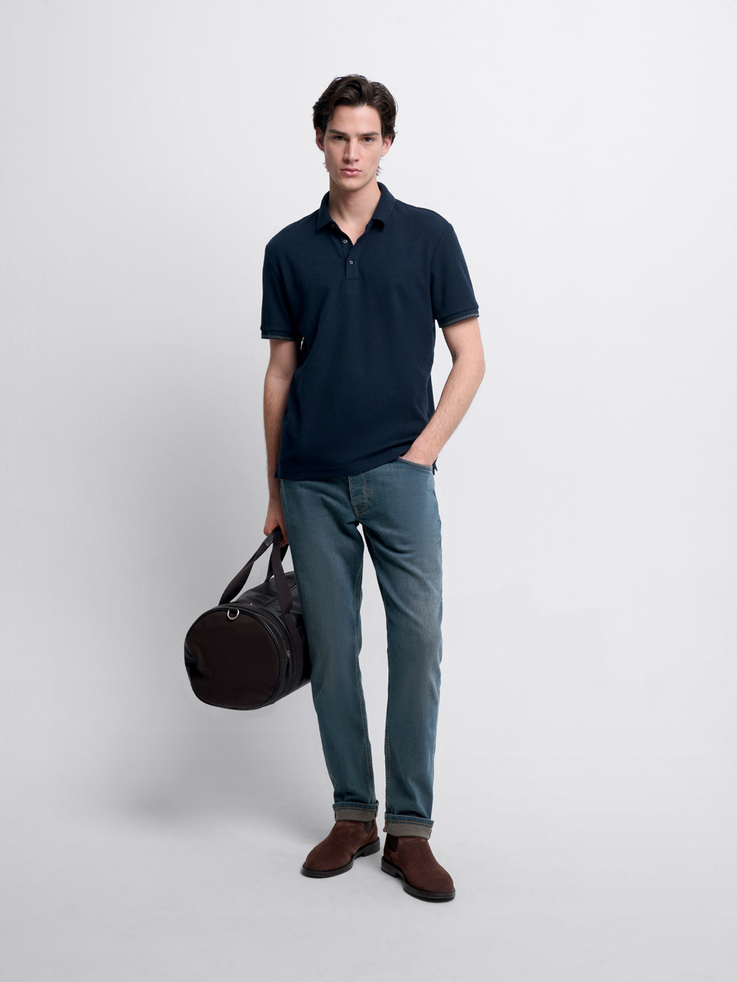 Polo col boutonné gauffré - DEVRED 1902