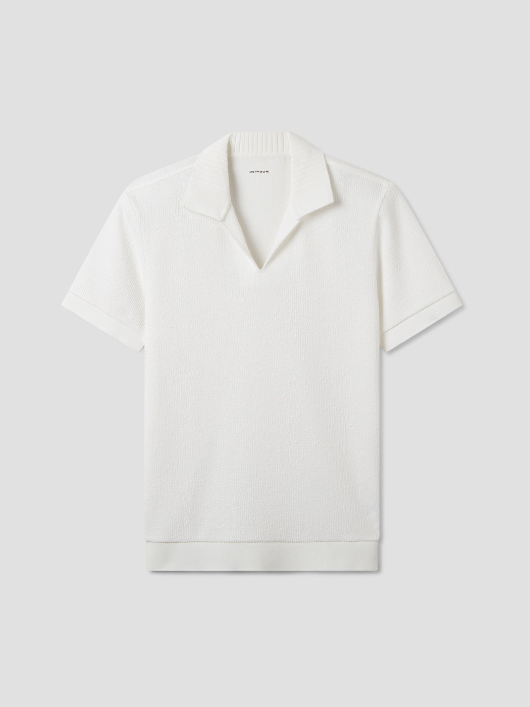 Polo col ouvert en jacquard - DEVRED 1902