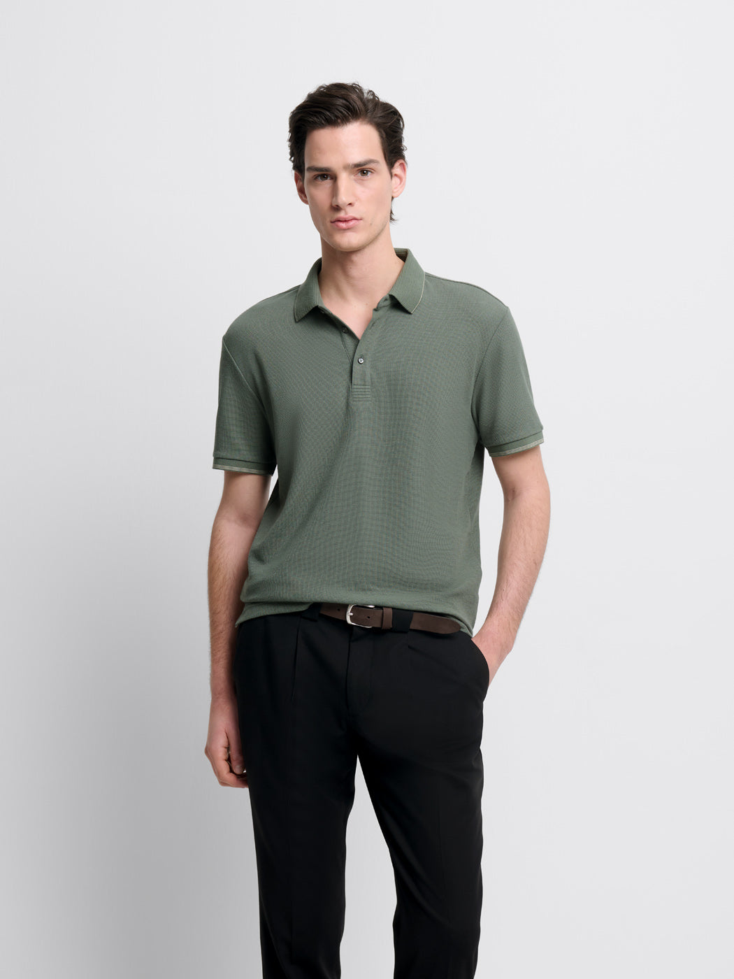 Polo col boutonné gauffré - DEVRED 1902