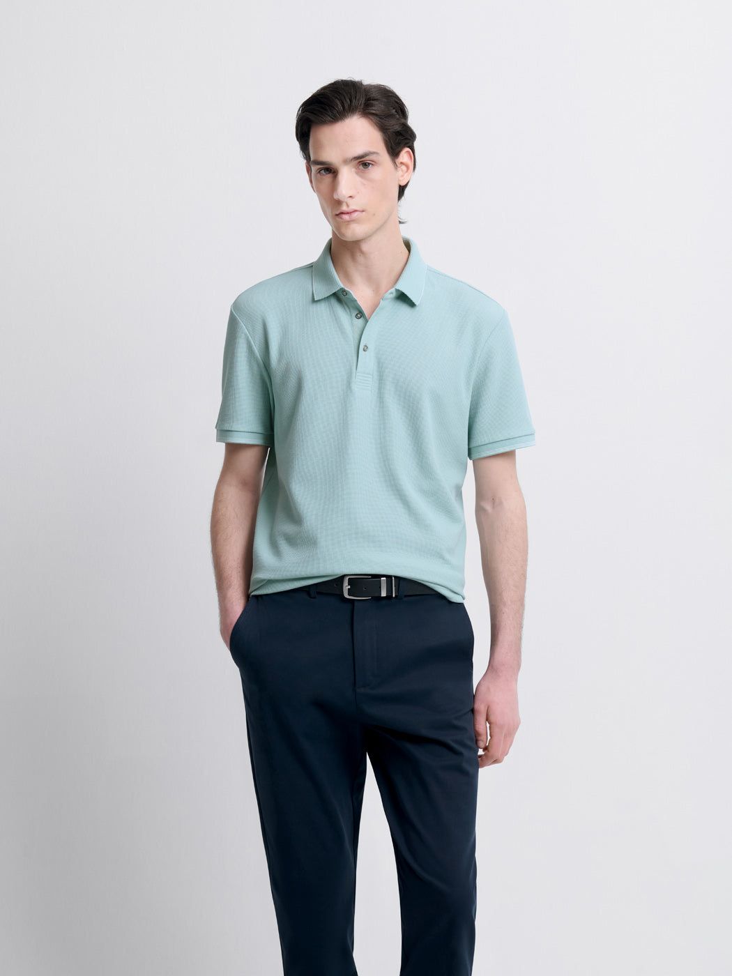 POLO MC MAILLE FINE HOMME - DEVRED 1902