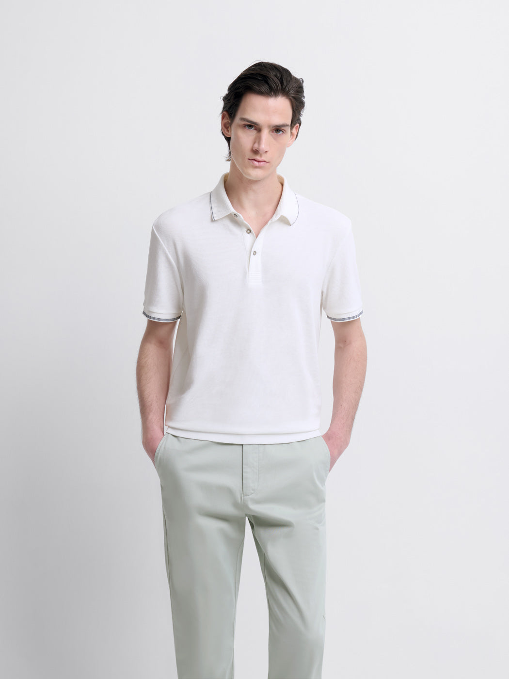 POLO MC MAILLE FINE HOMME - DEVRED 1902