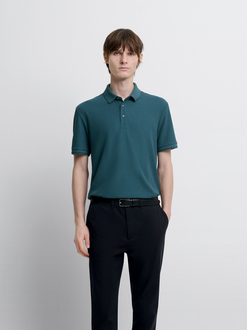 POLO MC MAILLE FINE HOMME - DEVRED 1902