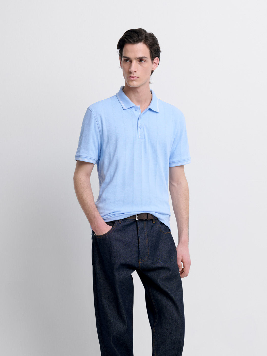 POLO MC MAILLE FINE HOMME - DEVRED 1902