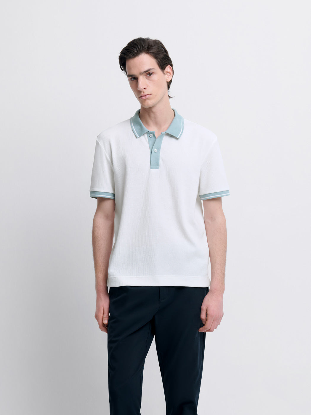 POLO MC MAILLE FINE HOMME - DEVRED 1902